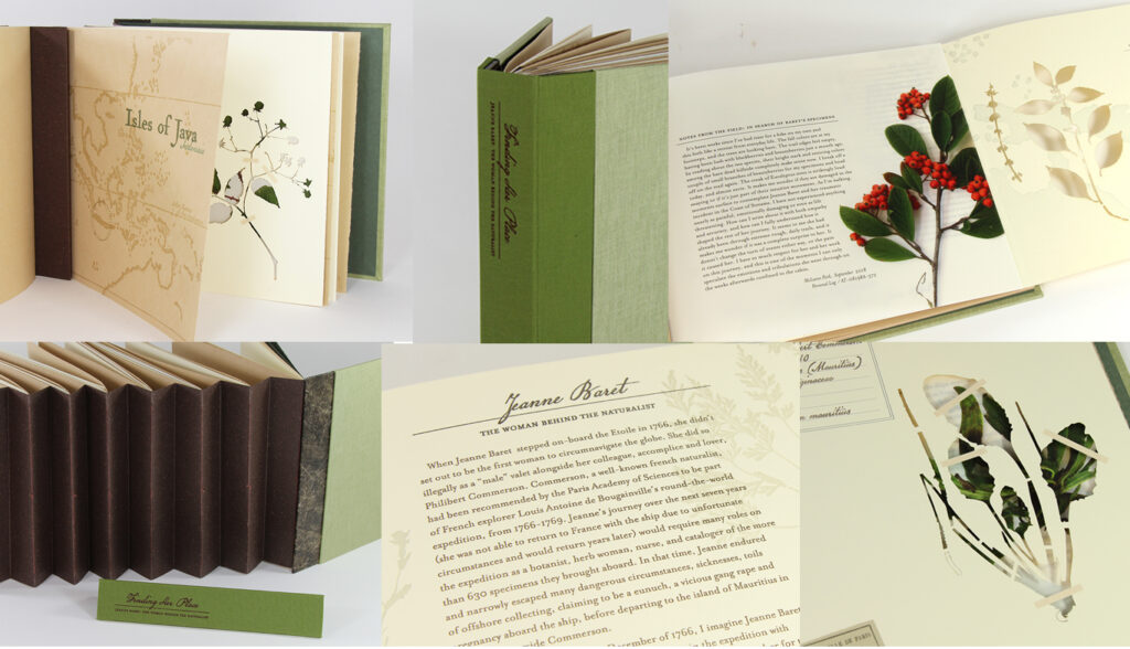 Rhiannon Alpers, Finding Her Place: The Woman Behind the Naturalist, 8.25” x 9.5” x 1.5” Edition of 40, 2018 Rhiannon Alpers, Finding Her Place: The Woman Behind the Naturalist, 8.25” x 9.5” x 1.5” Edition of 40, 2018