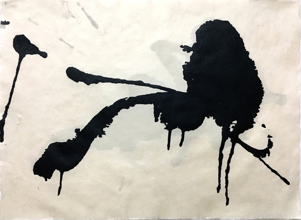 Andis Applewhite, In Repose, Woodcut w/ukiyo-e, 11 in x 15 in, 2021 Andis Applewhite, In Repose, Woodcut w/ukiyo-e, 11 in x 15 in, 2021