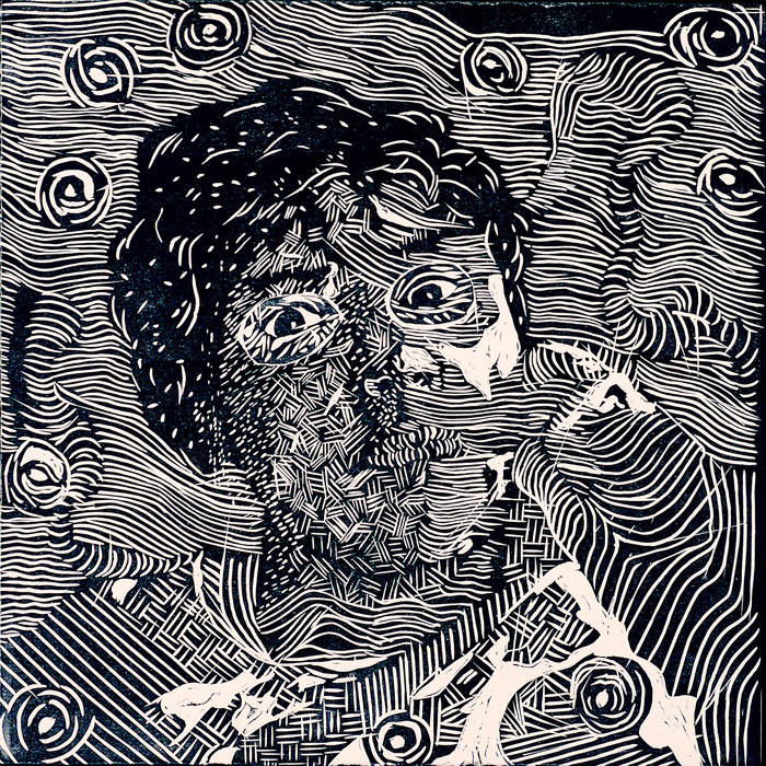 Cascade Almond, At the Price of Oblivion Frame 37, relief print, 10" x 10", NFS