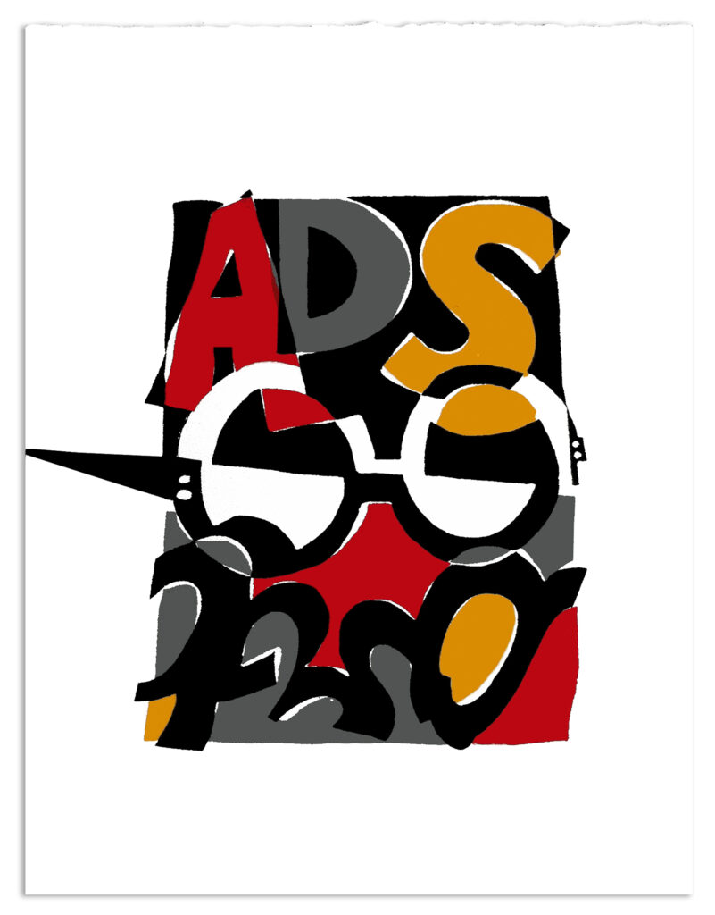 Hélène Paulette Côté "Autoportrait" screenprint 15.5" x 11" Hélène Paulette Côté "Autoportrait" screenprint 15.5" x 11"