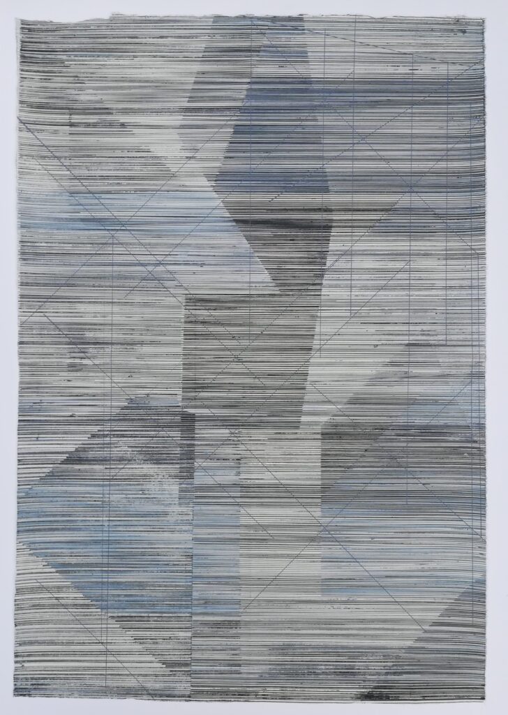 Babette Cooijmans 'Cityscapes 0 no.4' lithography & silkscreen monoprint 17,25 x 25 2019 Babette Cooijmans 'Cityscapes 0 no.4' lithography & silkscreen monoprint 17,25 x 25 2019