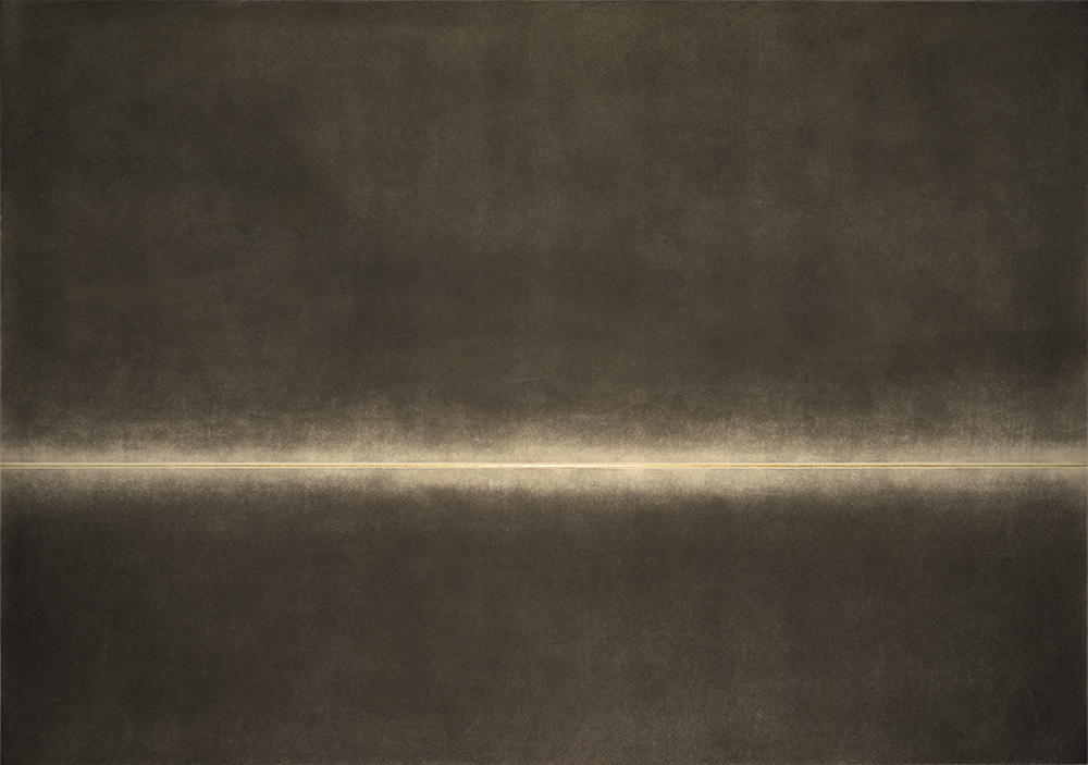 Geneviève L'Heureux, On The Horizon, Spit Bite Etching, 24 in x 34 in, 2021 Geneviève L'Heureux, On The Horizon, Spit Bite Etching, 24 in x 34 in, 2021