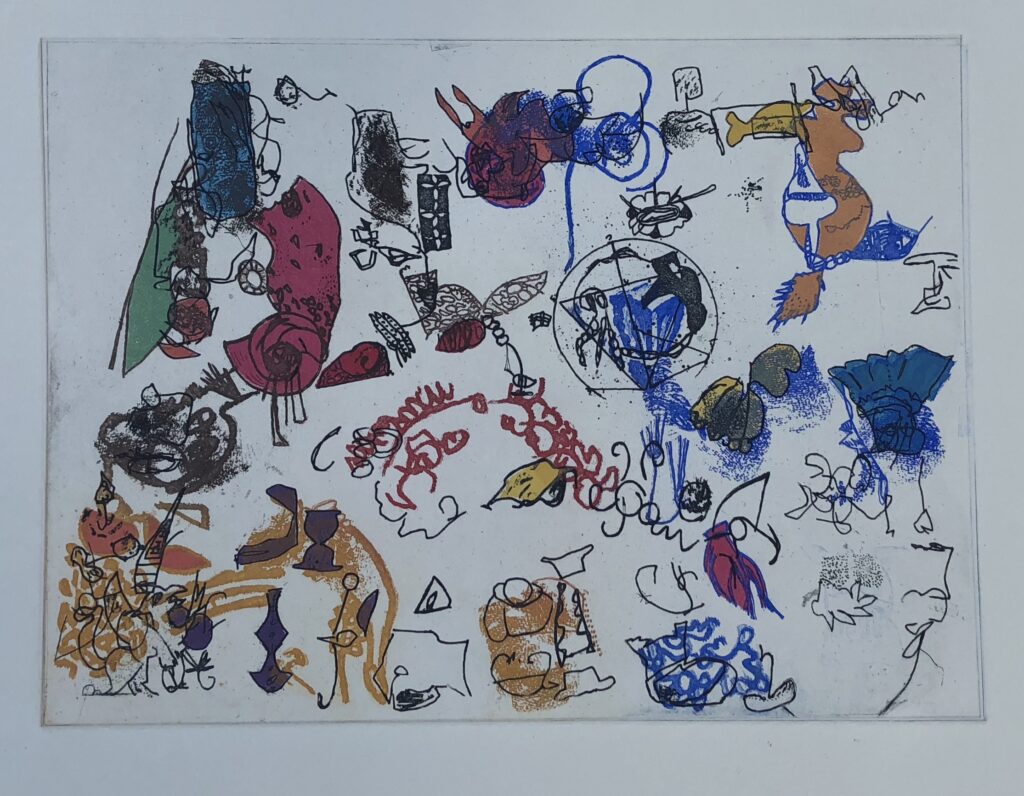 Gail Jacobs “Air Mail” etching, aquatint, soft ground 11" x 14" 2017 Gail Jacobs “Air Mail” etching, aquatint, soft ground 11" x 14" 2017