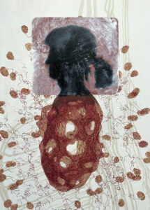 Kent Manske; You, I, Me, We, Us; monoprint, 21.5 x 15.5 in, 2021 Kent Manske; You, I, Me, We, Us; monoprint, 21.5 x 15.5 in, 2021