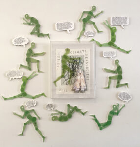 Maryly Snow, Tangled Climate Measurement Time, Etching and mixed media installation, 45 x 45 in, 2019–2021 Maryly Snow, Tangled Climate Measurement Time, Etching and mixed media installation, 45 x 45 in, 2019–2021