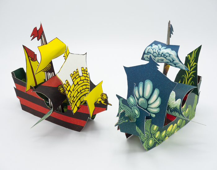 Raluca Iancu, Port of Ponce, Puerto Rico (inside/out), 7" x 8" x 5", $500