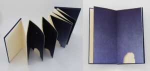 Rhiannon Alpers, Whispering Stones, Artist's Book, 9 x 5 x .5 in, 2021 Rhiannon Alpers, Whispering Stones, Artist's Book, 9 x 5 x .5 in, 2021