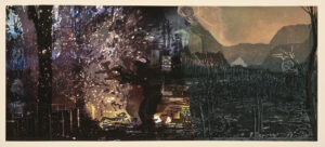 Robynn Smith, August 9, Relief print and collage, 6 x 17 in, 2020 Robynn Smith, August 9, Relief print and collage, 6 x 17 in, 2020