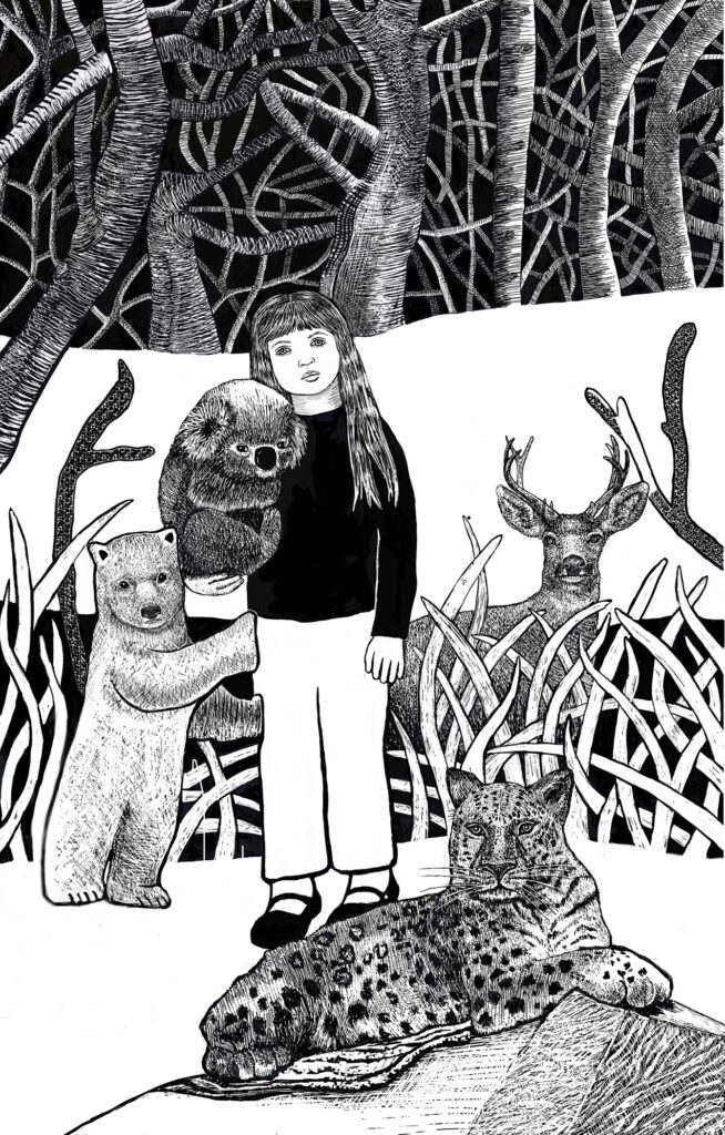 Susan Silvester “Nurturing” polyester plate lithograph 8" x 12" (framed) 2020 Susan Silvester “Nurturing” polyester plate lithograph 8" x 12" (framed) 2020