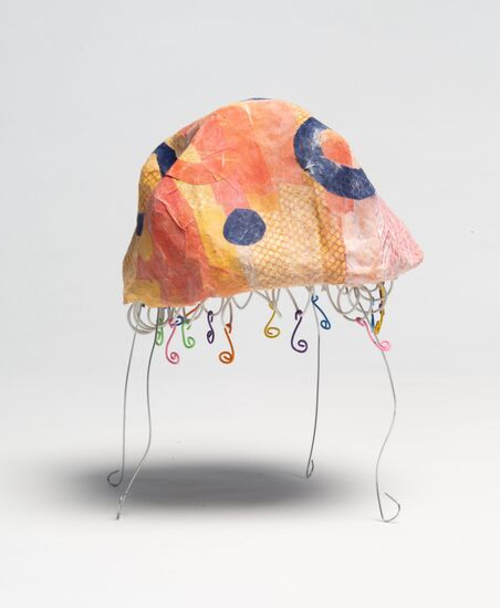 Karen Slater, I've got Dangles, wire, plastic mesh, plaster gauze, papier mache, 11" x 5" x 5", $300 each