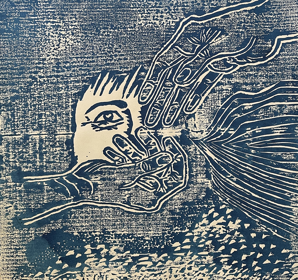 Susan Trubow, Untitled Relief Print, 11 in x 11 1/2 in, 2020 Susan Trubow, Untitled Relief Print, 11 in x 11 1/2 in, 2020